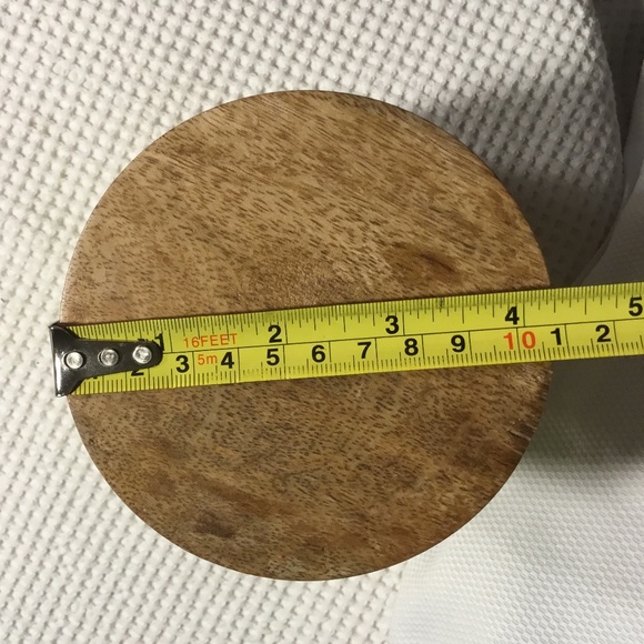 Vintage 6.5” Ombre Canister/Jar with Sealed Wooden Lid - Picture 7 of 8